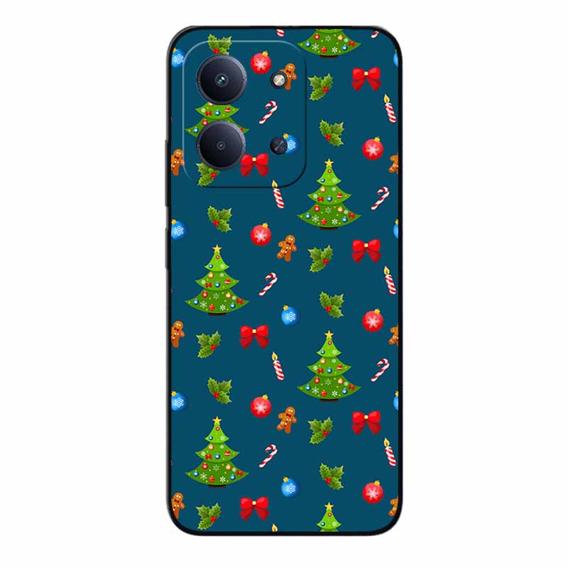 Christmas Phone Case For Redmi 15C 4G Global 171.5mm Case Black Silicone Bumper For Xiaomi Redmi15C 4G Cover 15C4G Cartoon Coque
