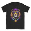 Mardigator Mardi Gras Lion Costume T Shirt Summer  Hip Hop T Shirts Unisex Cotton Crew Neck Top Tees Short Sleeve Classic Tshirt