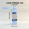 1PC Because I'm Lisa That's Why Text 750ml Color Plastic Sports Water Bottle Leakproof Flip Straw Lid Suitable for Sports Office Home Use