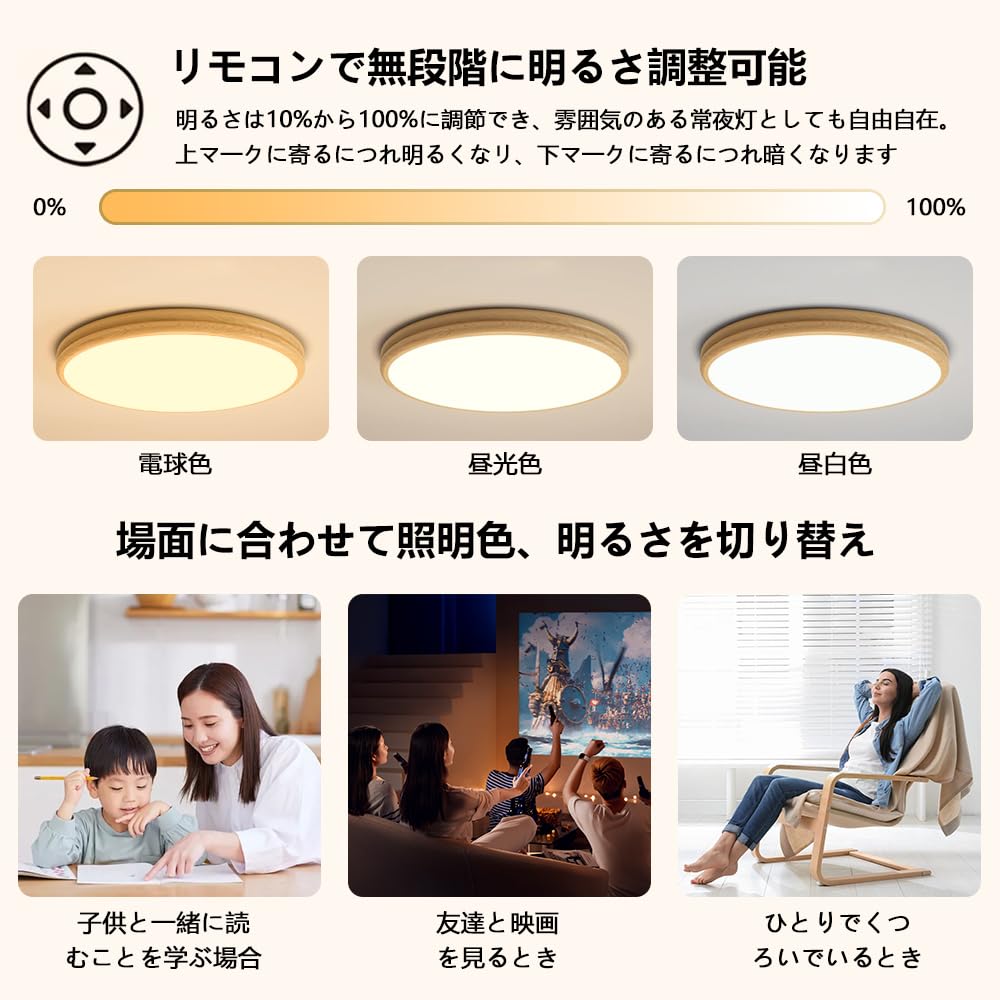 LED Ceiling Thin Ceiling Ceiling Macaron Double Suction High Brightness Stepless Dimming Color Control Living Japanese Lighting Easy to Install Lamp,