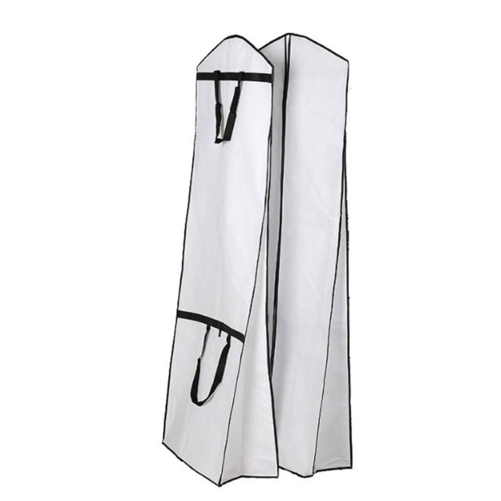 Large Size Wedding Dress Dust Cover Double-sided Non-woven Fabric Dustproof Cover Case Breathable Thickened Garment Storage Bag