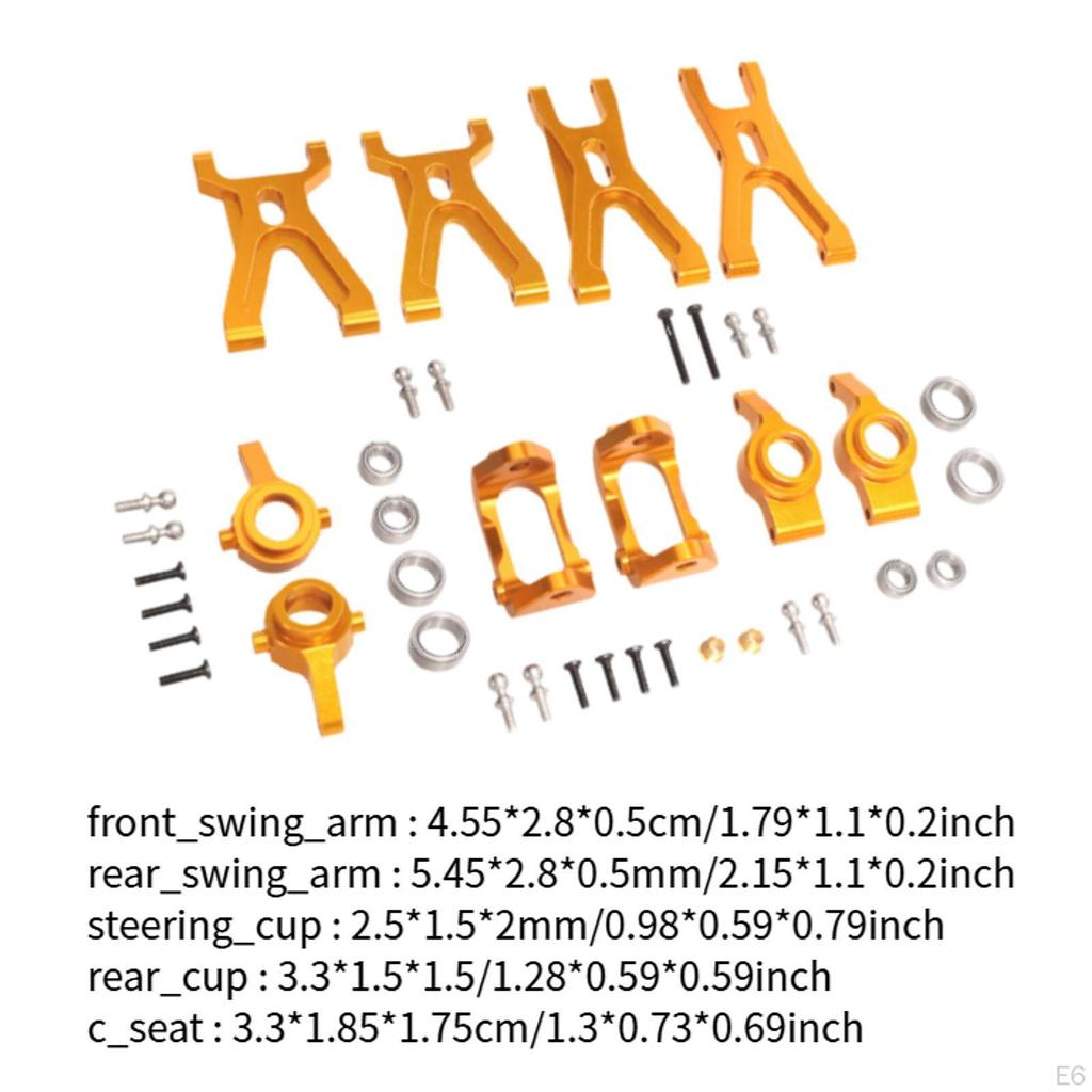 1/18 Scale RC Car Steering Cup Kit for A959 A969 with Bearing Components