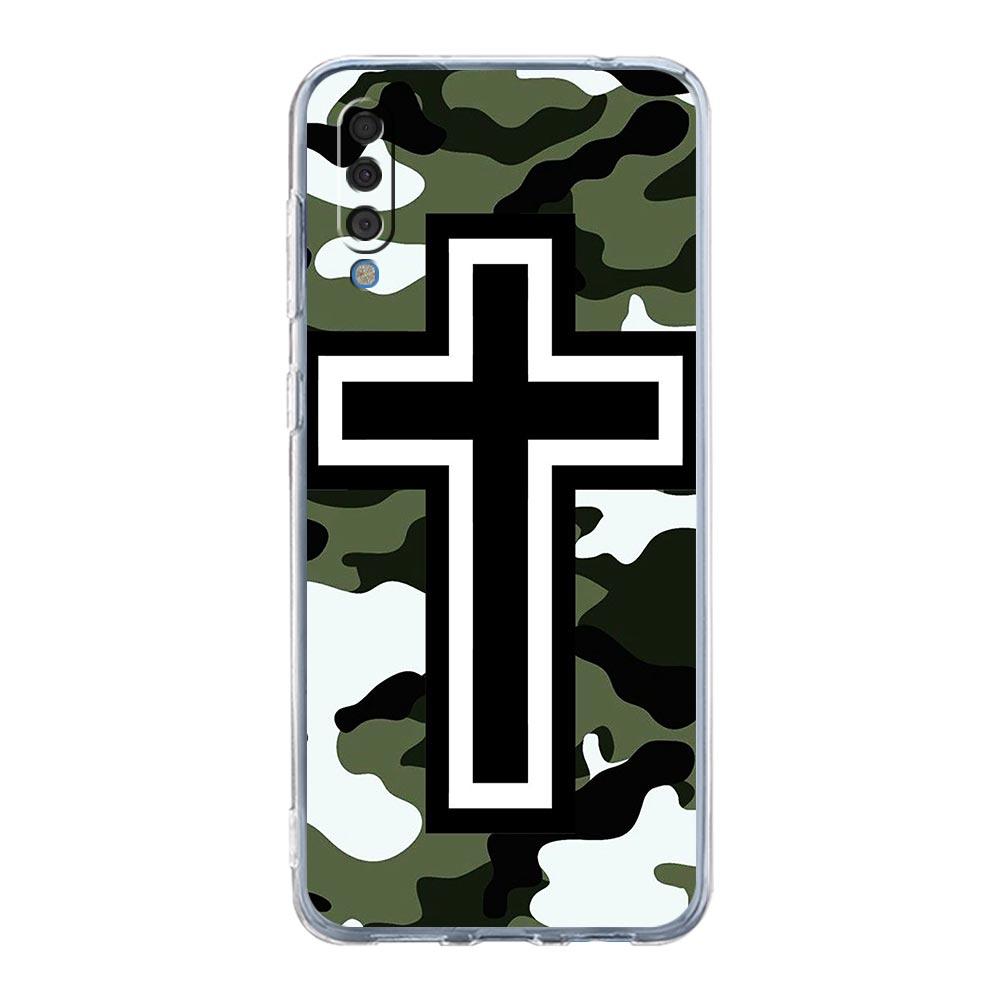 Case For Samsung A56 A36 A26 A16 A14 A12 A22 A32 5G A34 A42 A52 A54 A50 A70 A40 A20E A20S A06 Cover Bible Jesus Christ Cross