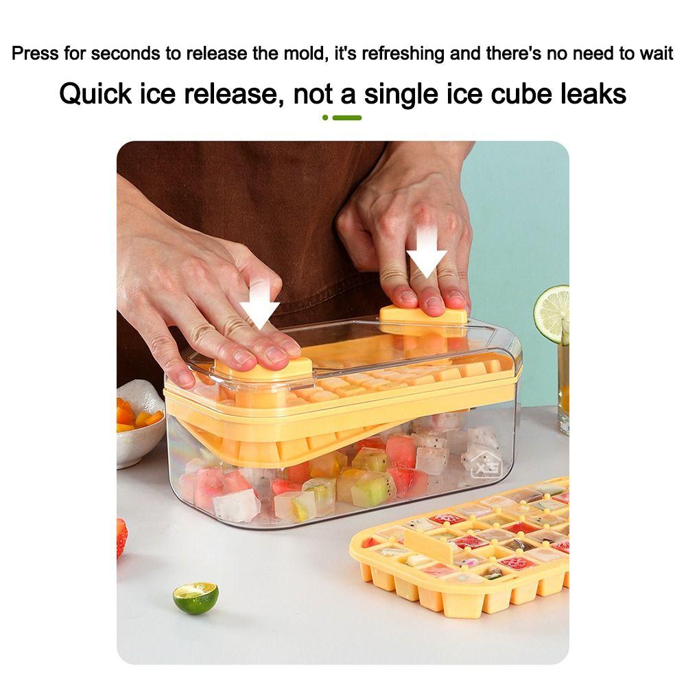 Silicone Ice Block Mold 100 Grid Ice Cube Maker Large Capacity Ice Cube Mould  Ice Tool