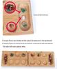 Pine Wood Gemstone Mancala Board: Educational Toy for Spatial Thinking