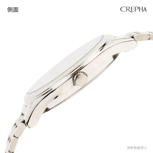 CREPHA Men's Analog Waterproof Watch with Metal Band, Silver, TE-AM148-BKS