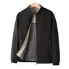 Men's Autumn Business Casual Stand Collar Jacket - Versatile Lightweight Jacket for Middle-aged and Elderly.