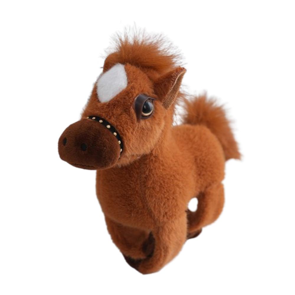 Soft Plush Doll Slap Bracelet Cute Doll Simulated Horse Doll Slap Bracelet Series  Christmas Toy