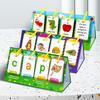 3D English Flashcards for Parent-Child Interaction - Educational Desktop Cards with Pictures and Text for Color Learning.