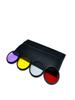 DSLR Camera Circular Full-Color Filter Set: Yellow, Orange, Red, Green, Blue, Purple - Underwater Balance Filter