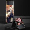 Huner X-Hunters Kurapika Phone Case For Samsung Galaxy Z Flip 7 6 5 4 3 5G Shockproof Cover Z Flip7 Flip6 ZFlip5 Flip3 Flip4 Lux
