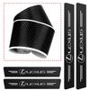 Car Door Carbon Fiber Sill Protector Stickers For Lexus RX330 IS250 Ct200h ES300h RX350 IS300h NX300h RX400h ES350 GS300 UX LX