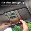 TEP3   Car Sun Visor Eyeglasses Organizer Multiple Pockets For Mercedes Benz AMG A C E Class W201 W210 W108 W204 W205 W203 W211 W124