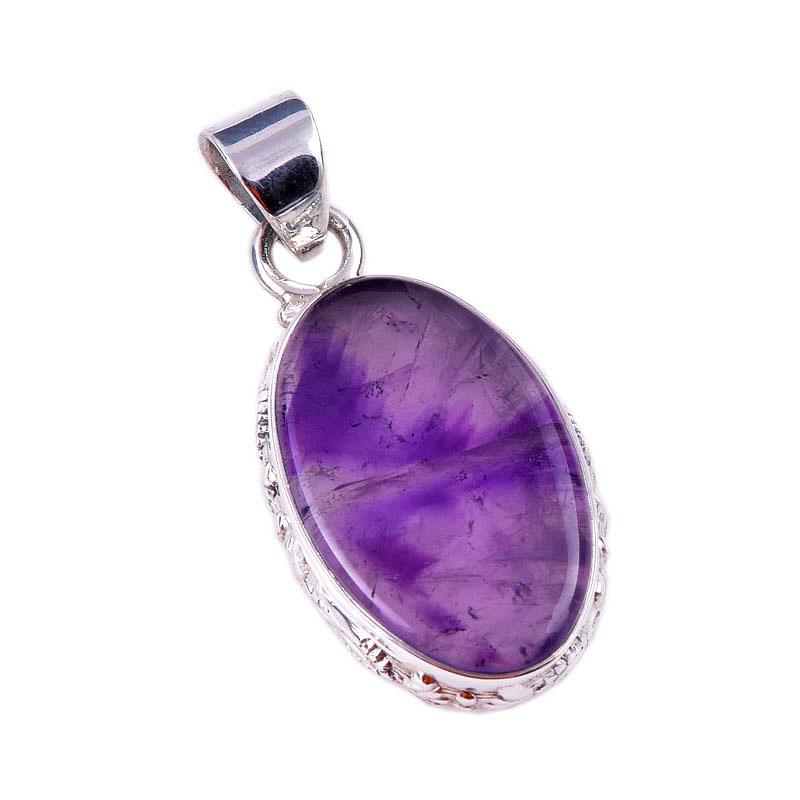 Natural Cacoxenite Gemstone 925 Solid Sterling Silver Jewelry Pendant 1.50" f4M60