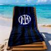 Inter Milan Beach Towel Quickdry Soft Microfiber Comfortable Lightweight