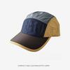 UPF50+ Quick Dry Baseball Cap Color Block 5 Panel Hat Breathable Outdoor Sports Running Sun Protection Men Women Caps