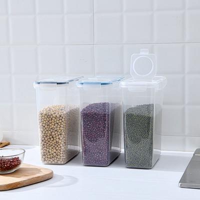 Sealed Grain Storage Tank Transparent Food Storage Box Practical Rice Dispenser Bucket  Sugar