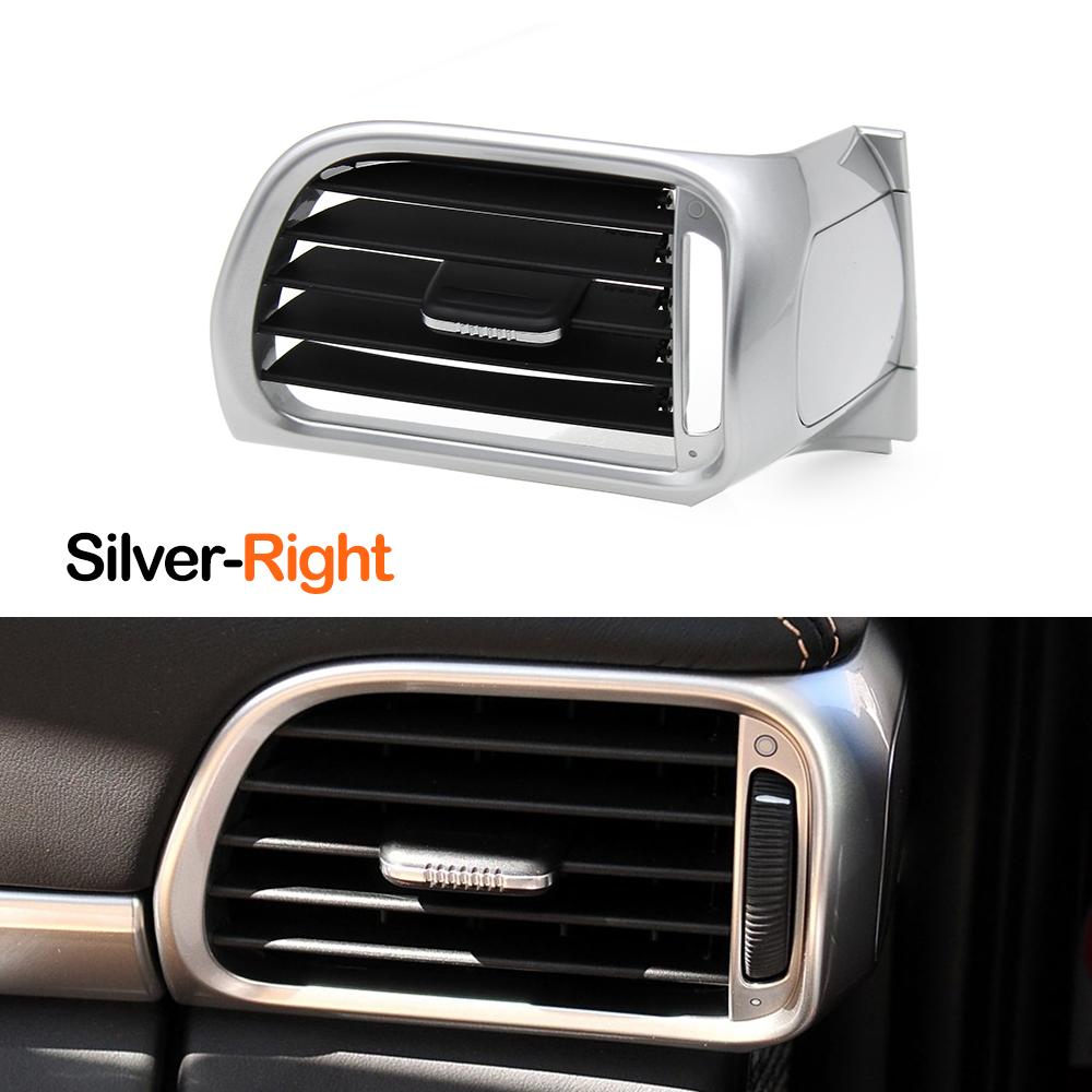 Car Left Right Center Air Conditioning AC Vent Grille Oulet Panel Cover Trim For Porsche 911 Carrera Targa GT2 GT3 997 2004-2012
