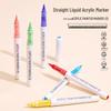Blue Fruit Direct Liquid Acrylic Marker Pen for Kids - Large Capacity Soft Tip for Watercolor Painting