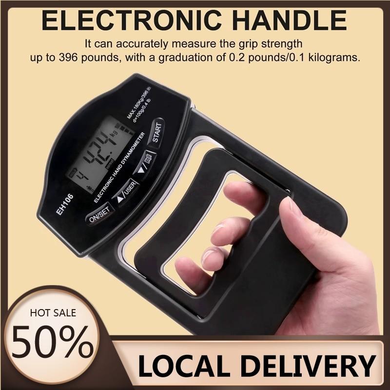 

396Lbs/180Kg Grip Strength Tester Digital Hand Dynamometer USB LCD Screen Hand Grip for Power Training sport