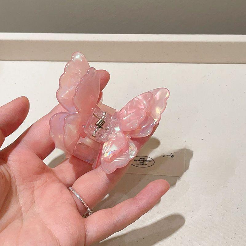 Matte Transparent Butterfly Hair Claws Clips for Women Girls Elegant Decorate Hairpins Headbands Fashion Korean Hair Accessories