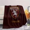 Coperta in Flanella con Stampa Torino FC, Alta Qualità, Confortevole per Tutte le Stagioni, Arredamento per la Casa, Calore e Comfort