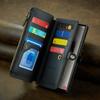 Custodia di Lusso in Pelle per Samsung S24 FE S23 Ultra S22 S21 Plus S20 S25 A16 A17 A57 A55 A35 A54 A34 S26 Tracolla con Cordino Portafoglio con Zip Slot per Carte Copertura