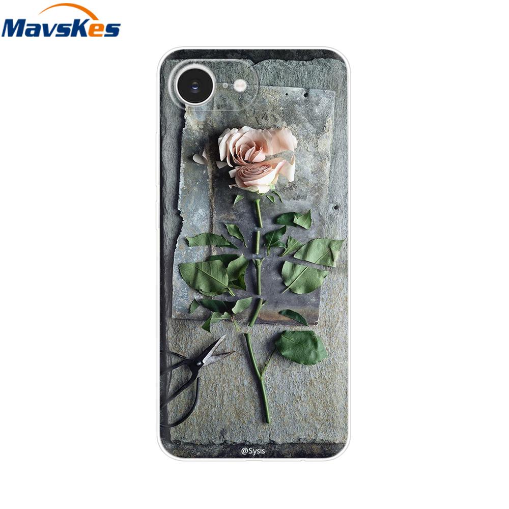 For iPhone 16e Case For Apple iPhone 16e Case Luxury Clear Painted Cover Case For iPhone 16e 16 E Coque Protective Cover Fundas