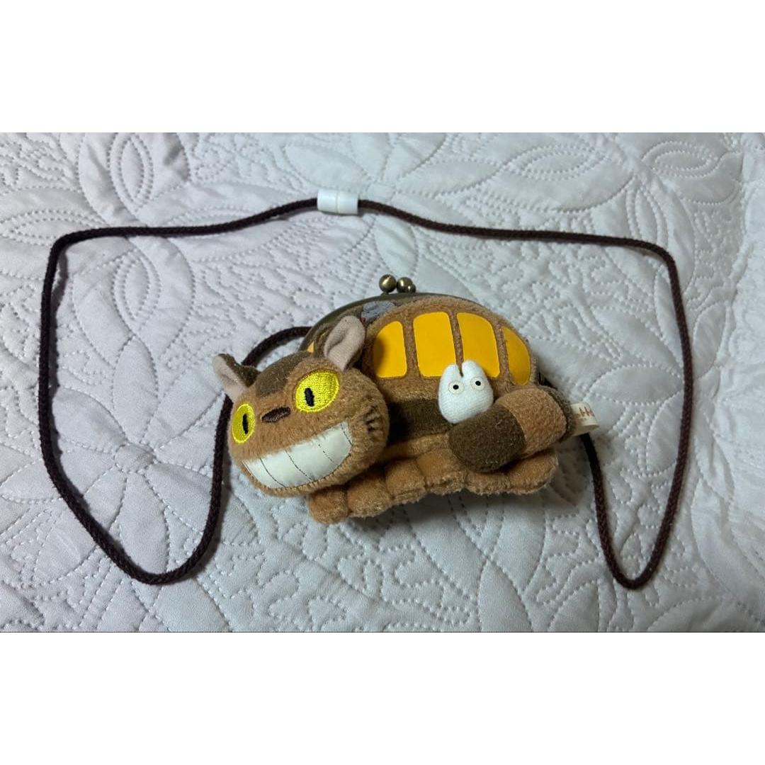 Totoro stuffed animal pouch cat bus cat bus cat bus pouch pouch