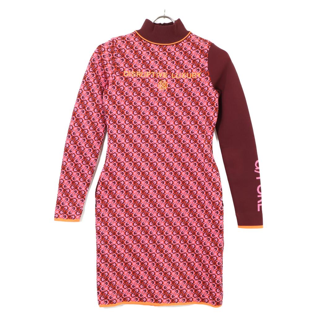 G/FORE Pink X Orange 073215762 Monogram One Piece Dress 34 pinkUsed