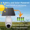 Tuya Solar-Powered Outdoor Waterproof 4G Surveillance Camera with Remote HD Monitoring