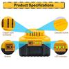 2-piece Set of 8.0Ah 20V Battery, 20V Battery Max Lithium-ion 8Ah Compatible with Dewalt Battery DCB200, DCB205 DCB206 DCB204 and Other Series