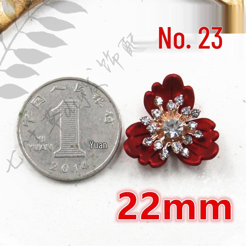 ABS Imitation Pearl Large Flower Center with Three, Four, and Five-Petal Options