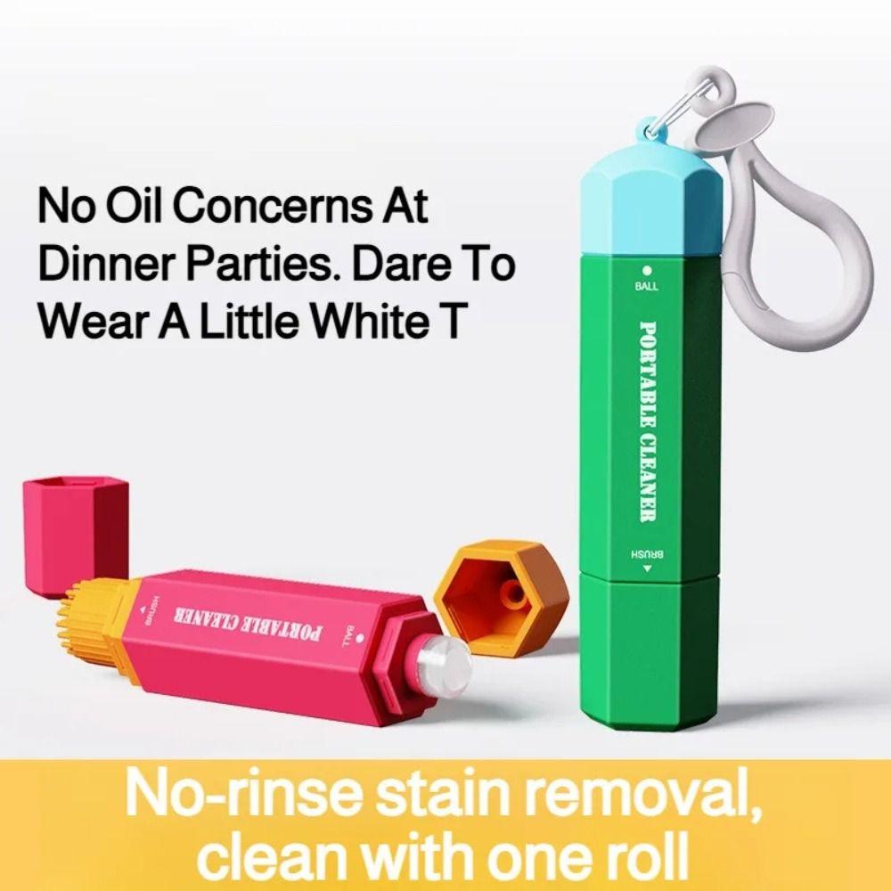 15ml Stain Remover Pen Double Head Oil Remover Stick Emergency Cleaner Pen Clothes Cleaning