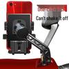 Shockproof Cross-Border Motorcycle & Bicycle Phone Holder for Food Delivery and Navigation