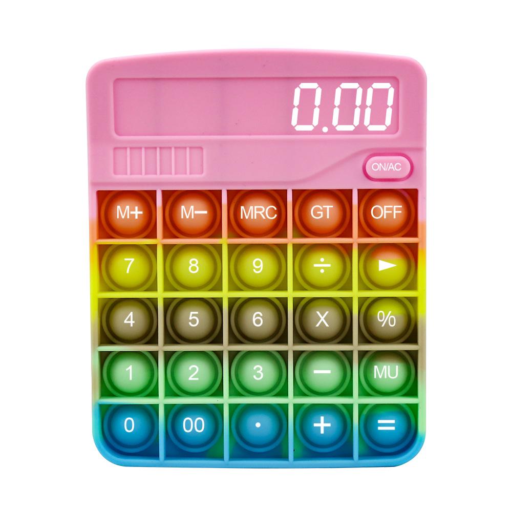 Silicone Educational Decompression Toy Calculator & Keyboard for Kids - Halloween & Christmas Theme