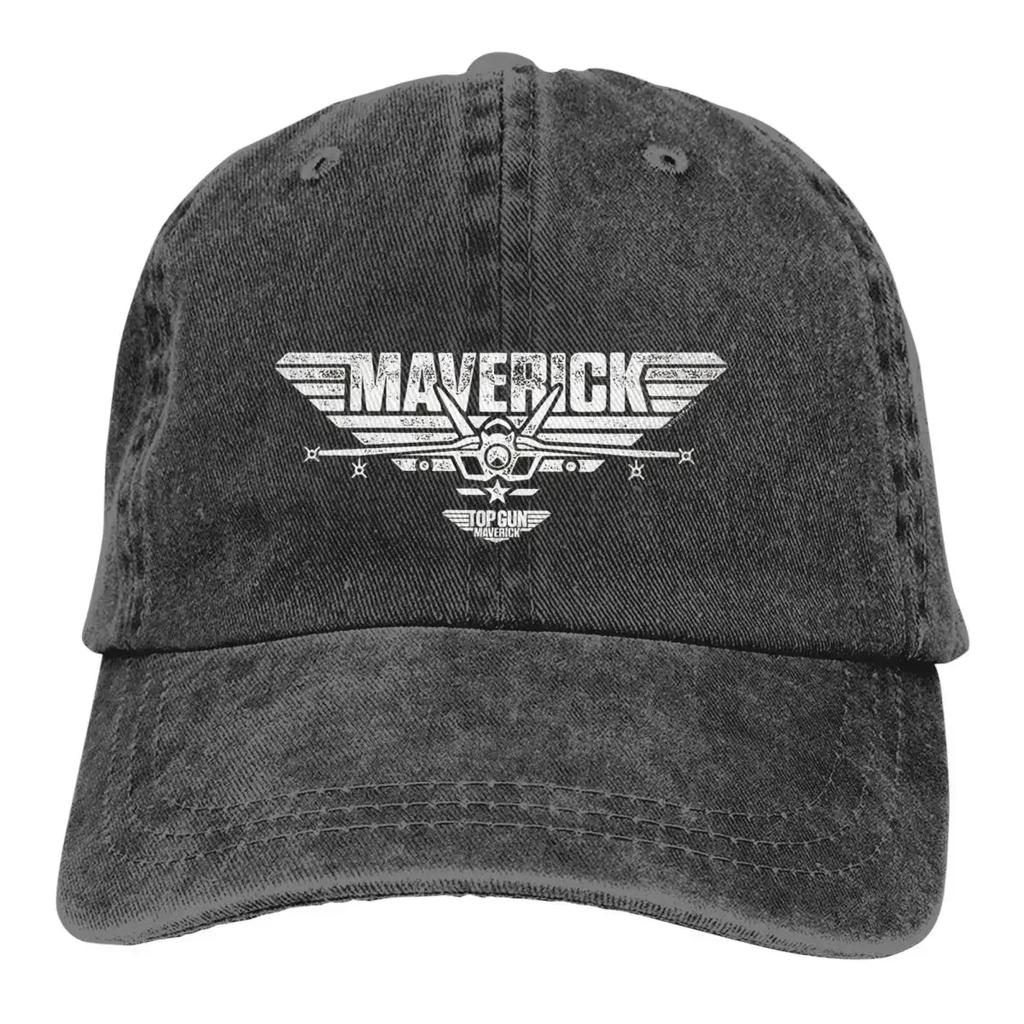 Multicolor Hat Peaked Men Womens Cowboy Cap Top Gun Maverick Centered Jet Logo Baseball Caps Personalized Visor Protect Hats