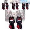 Vibrant Cosplay Costume Blue Archive Inspired Jk Uniform Polyester Fabric