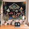 Eye & Mushroom Tapestry Background Cloth Hanging Cloth Bedroom Bedside Decorative Wall Cloth Rental Dormitory Tapestry