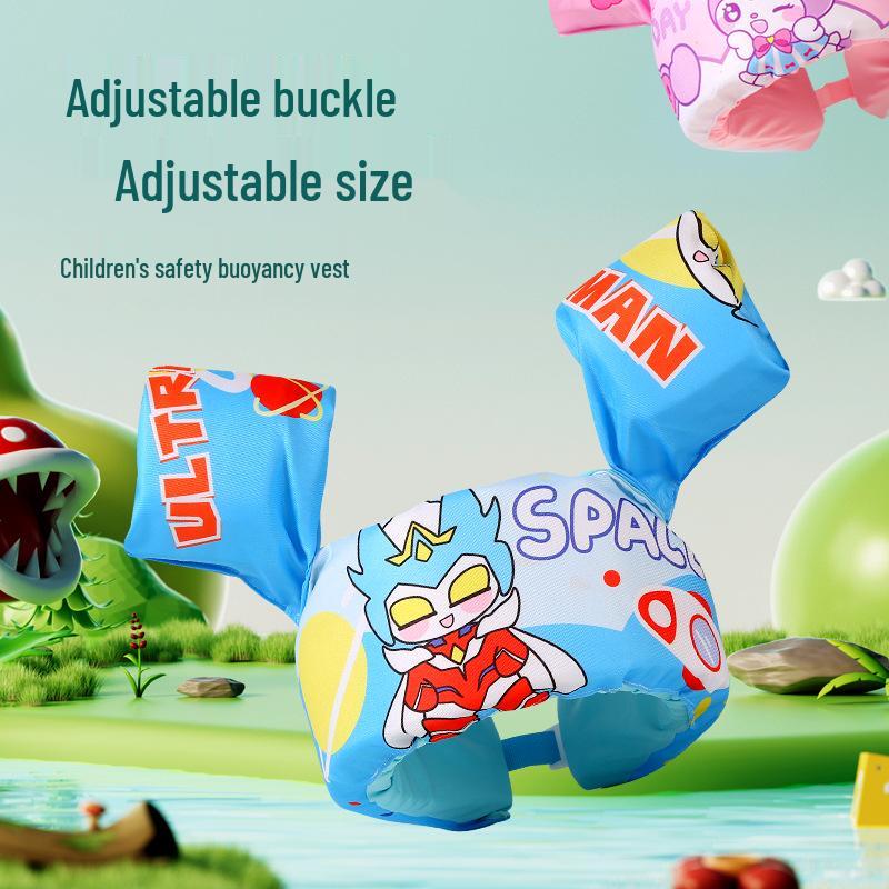 Toddler Swim Floats: Cartoon Armbands & Life Jackets