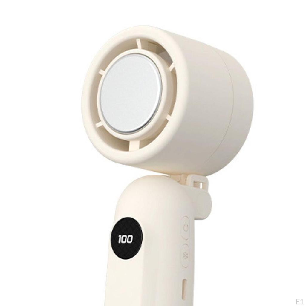 Compact Electric Fan with Neck Support, Personal Cooling Device for Various Settings