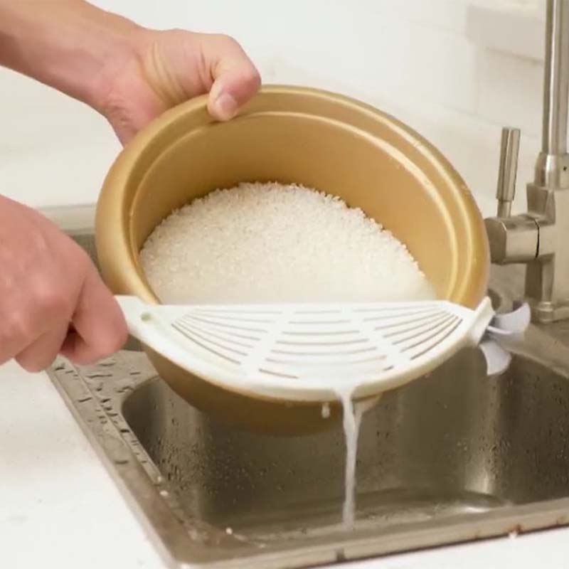 Multifunctional Household Drainer,Convenient Hanging Fruit Washer,Noodle Rice Cleaner Machine,Kitchen Colander Tool