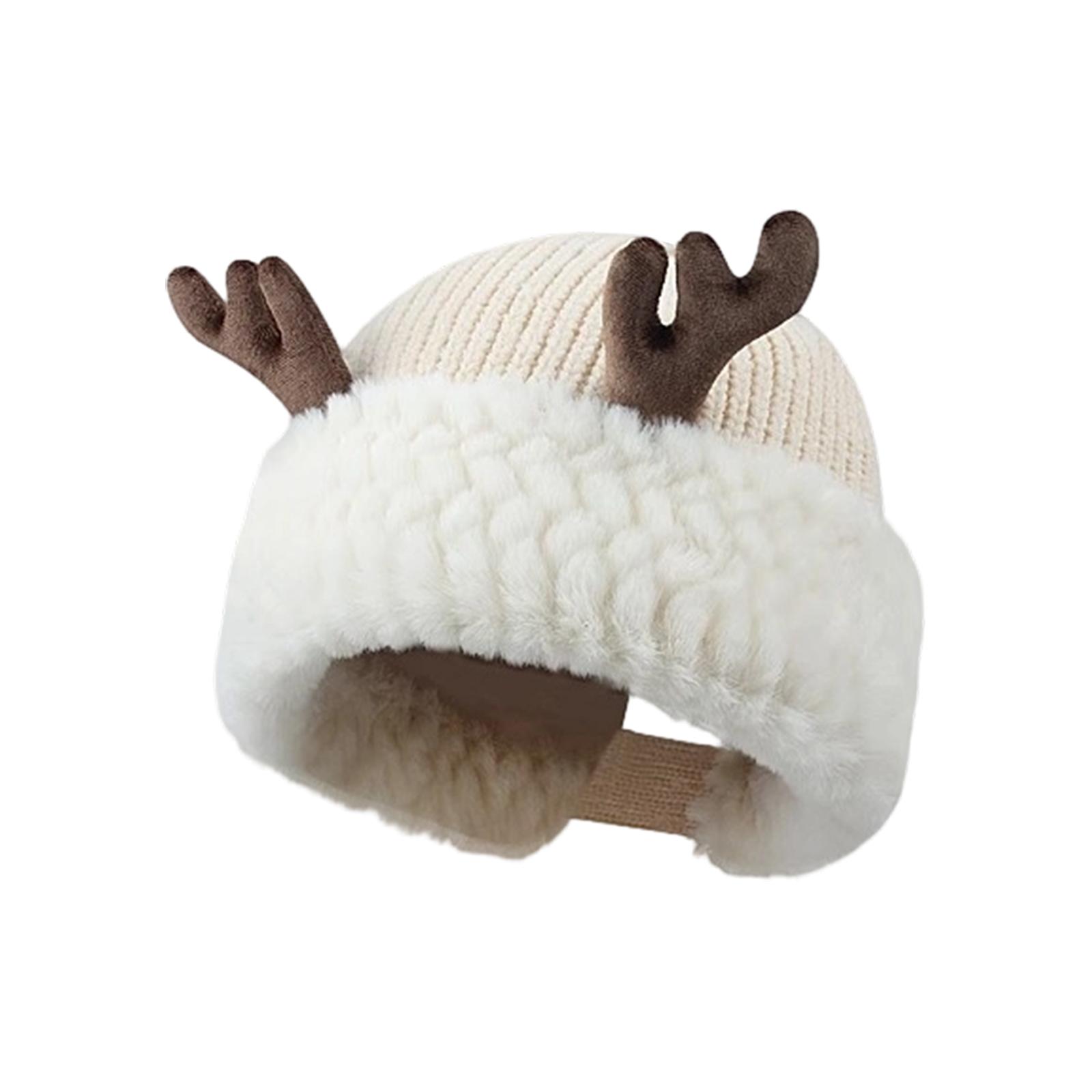 

Christmas Hat Knitted Wool Hat Suitable For Christmas Party Home Festival Clothing Props Christmas Hat One Size