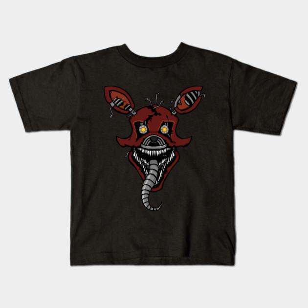 Boys Girls Soft Cotton Graphic Tees Five Nights At Freddy'S - Fnaf 4 - Nightmare Foxy T-shirt Breathable Daily School Wear Kids T-Shirts