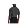 Under Armour Iso-Chill Printed Golf Polo Shirt Men Tops Black 1370090-002