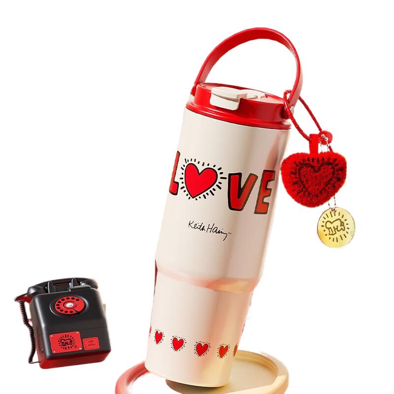 Keith Haring Insulated Straw Mug
