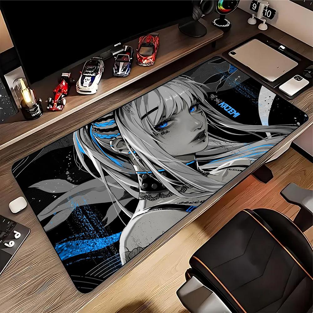 Mask Girl Anime Mousepad Custom Home Computer Keyboard Pads Desk Mat Laptop Soft Antislip Table Mat XXXL Mouse pad xcm
