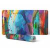 Protective Decorative Mat for Office Desk Abstract Mosaic 90X45 Cm