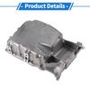UXCELL No.11200REZA00 Engine Oil Pan for Honda CR-V 10-11 Aluminum Alloy Silver Tone