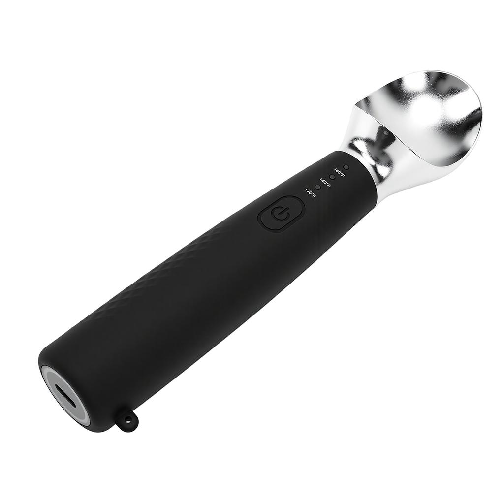 Electric Ice Cream Scoop Adjustable 3 Temperature Settings Heated Ice Cream Scooper for Sundae Gelato Cones